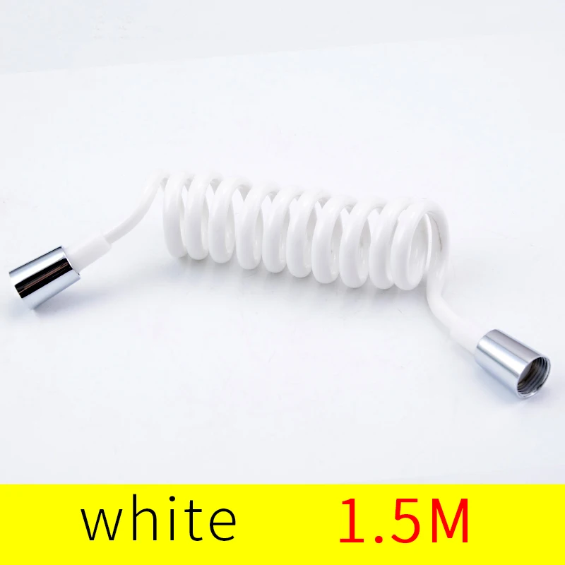 Spring Flexible Shower Hose for Water Plumbing Toilet Bidet Sprayer Gun bathroom Accessories ABS tube 1.5m 2m 3m