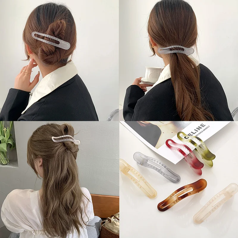 

Fashion Multifunction Hair Clip Women Geometry Ponytail Hairpins Girls Hair Accesories Korean Toothed Non-slip Barrette Headwear