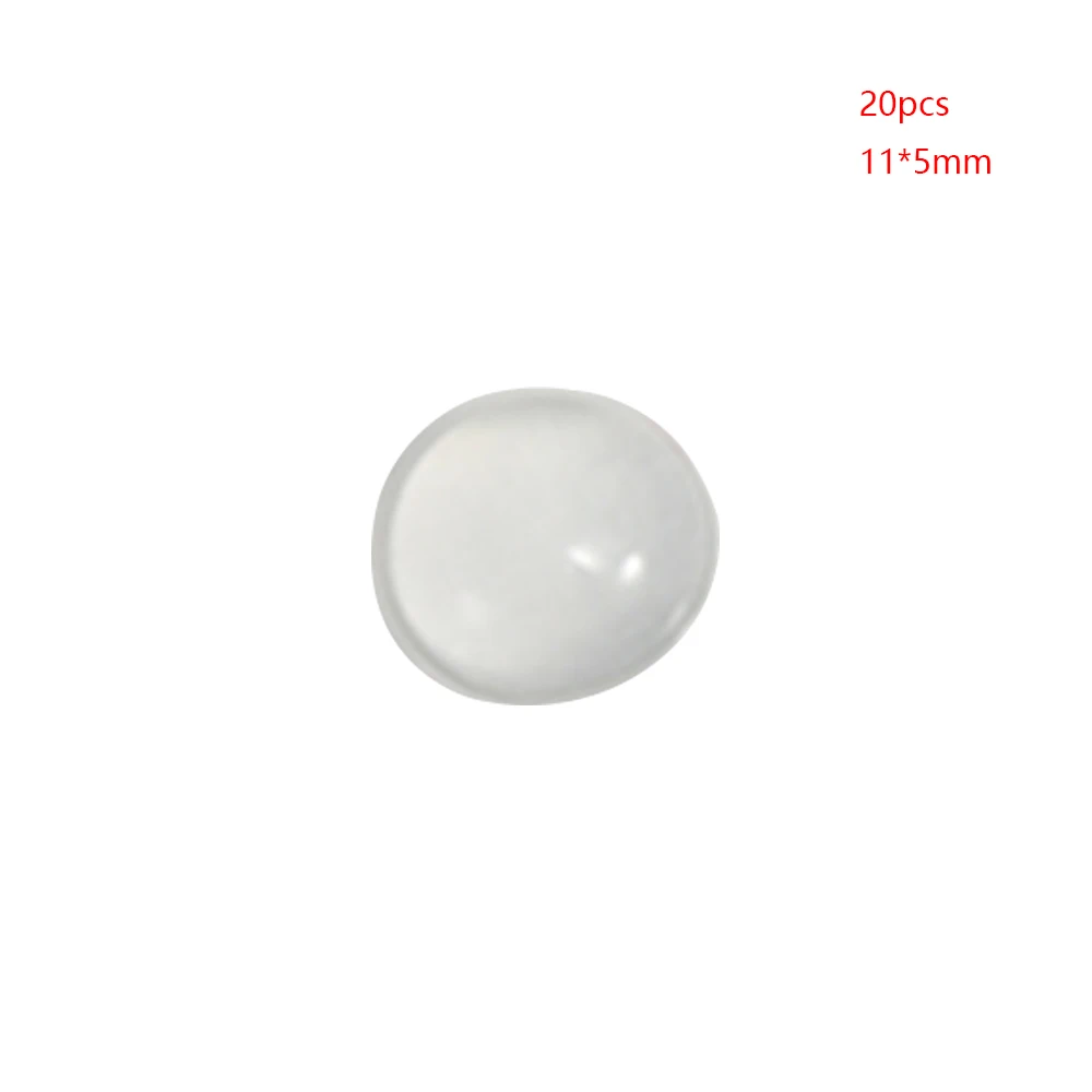 Silicone Bumpers 20PCS Self Adhesive Silicone Rubber Damper Buffer Cabinet Bumpers Furniture Pads Cushion Protective Kitchen Cabinet