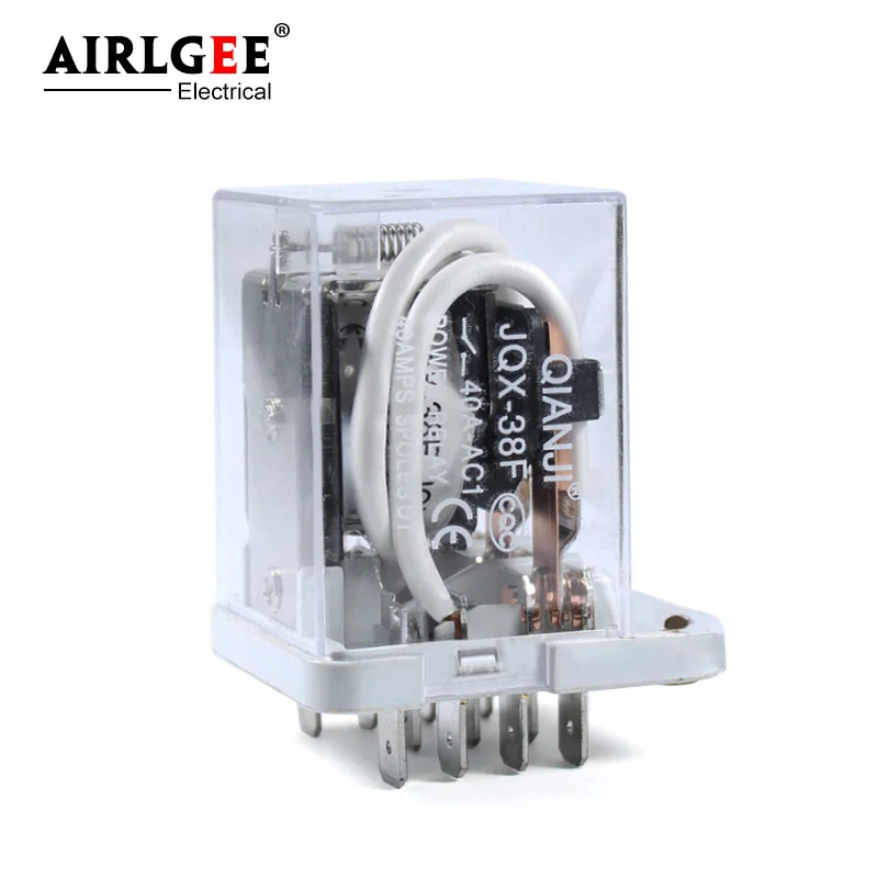JQX-38F 3Z DC12V DC24V AC110V AC220V катушка 40A реле питания промежуточное электромагнитное 3PDT 11