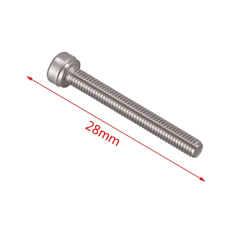 M3x25mm Шестигранная головка с накатанной головкой винты болты гайки набор 20 шт