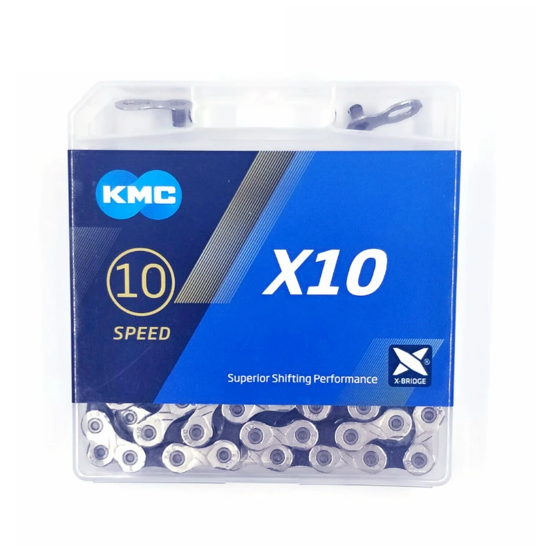 Цепи для горных велосипедов KMC X10 EPT EL X10.93 MTB Road 10 s 116L цепь скоростного велосипеда