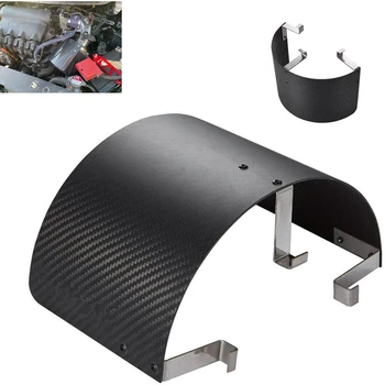 

Car Cold Air Intake Cone Sport Air Filter Cover Motion Air Filter Cover Heat Shield Carbon Fiber