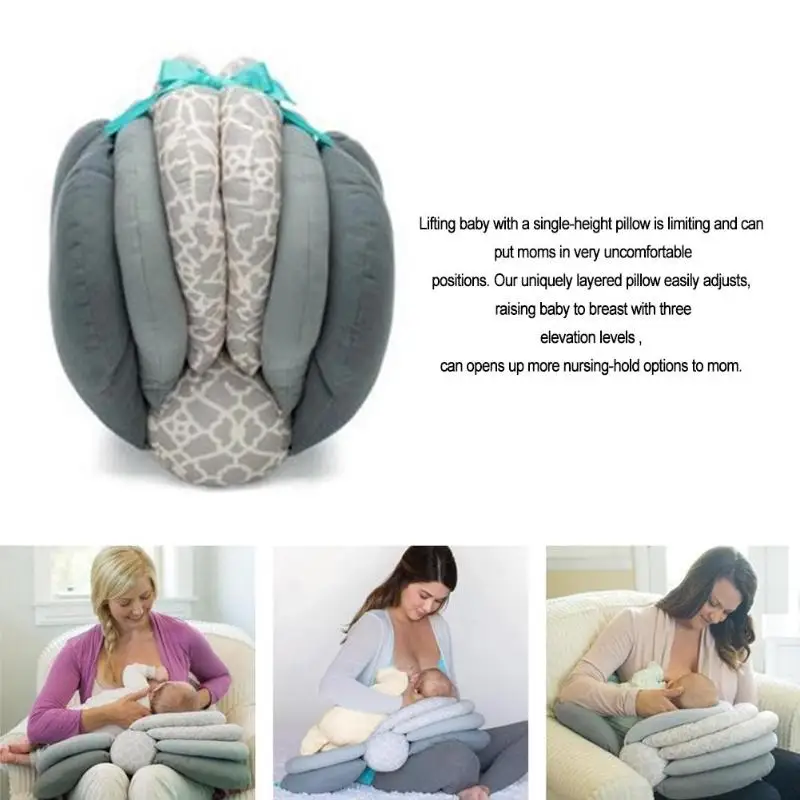 Детские подушки для грудного вскармливания многофункциональная подушка для кормления слойная моющаяся Регулируемая модельная детская подушка для кормления младенцев