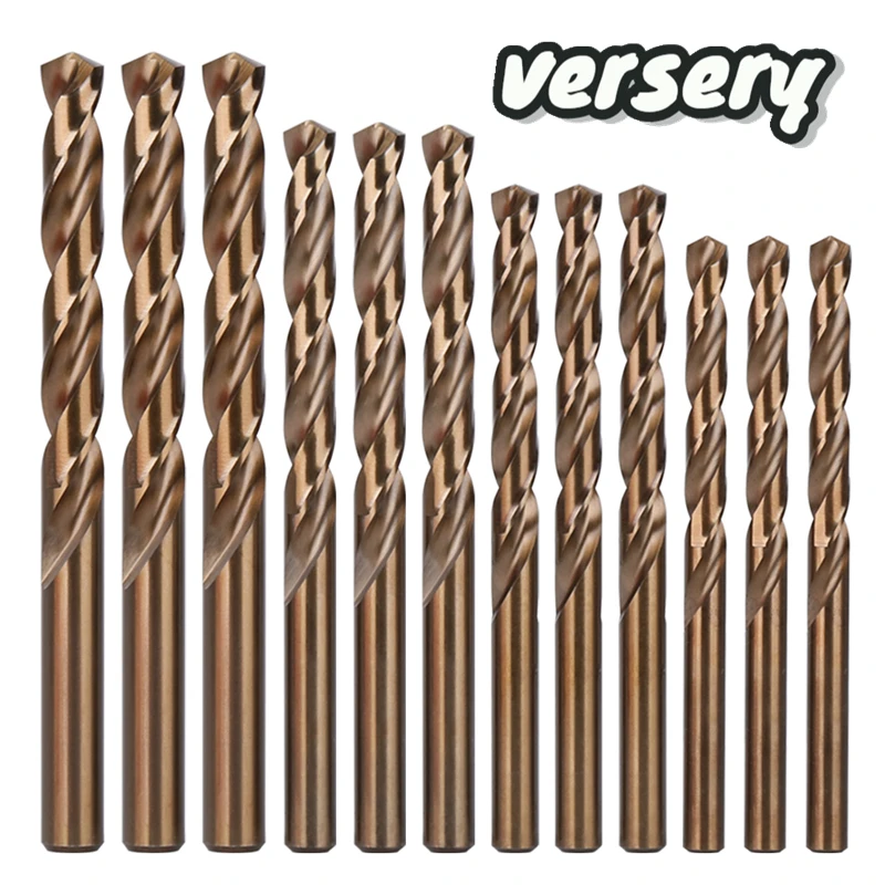 HSS M35 Twist Drill Bits 3.0-13mm Straight Shank Hole Saw for Stainless Steel Aluminum Iron Wood Plactic Metal Drills
