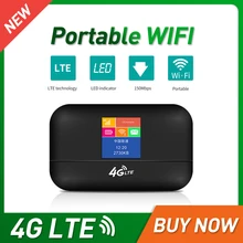 UNIWA – routeur Wifi 3G/4G LTE débloqué, avec emplacement pour carte SIM, écran LCD, Hotspot Mobile, batterie 3000mAH, jusqu'à 10 utilisateurs