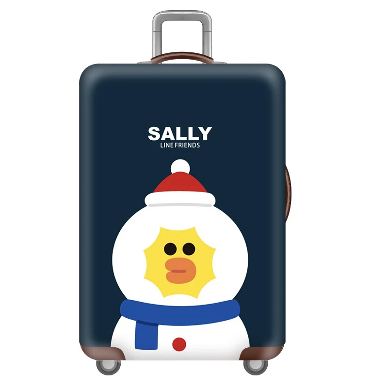 07 Luggage cover Рождественский Чехол для багажа с животными, уплотненный чехол для чемодана для путешествий, эластичные Защитные чехлы для багажа, 18-32 дюйма, аксессуары для путешествий - Цвет: 07 Luggage cover
