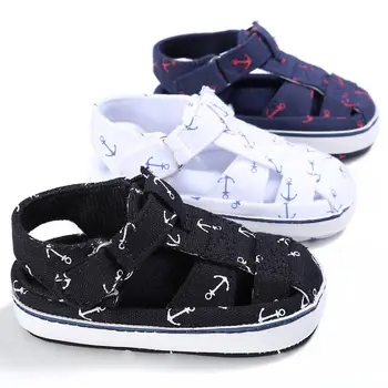 

Summer Sandals Baby Boys Girls Infant Soft Crib Shoes Moccasins Shoes Sandals
