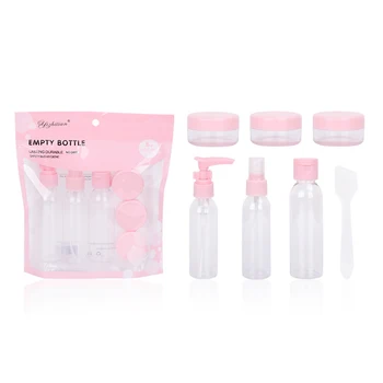

6Pcs PET Plastic Empty Travel Bottles Jars Cosmetic Face Cream Containers E Liquid Bottle Portable Emulsion Sub-bottle