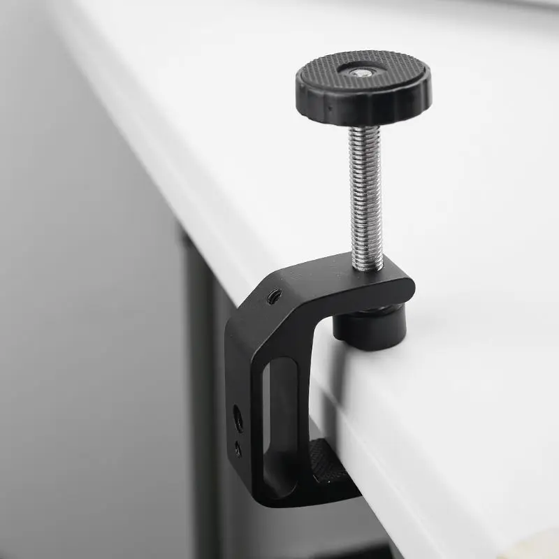 Universal C-style Camera Screw Clamp with 360 Degree Mini Ball Head 1/4&quot for Flash Speedlite Accessories | Электроника