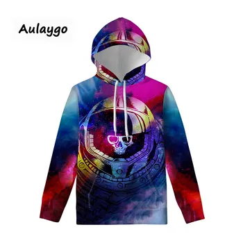 

2020 New Women Hoodie Sweatshirt Srping Autumn Streetwear Hoodies Sweatshirt For Couples Clothes Skull Wolf Print Kpop Clothes