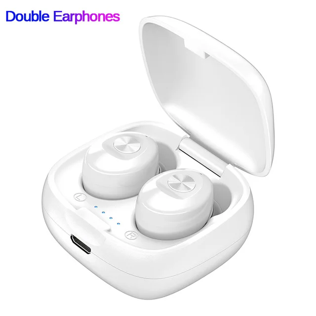 XG12 TWS 5,0 Bluetooth наушники стерео беспроводные наушники HIFI Звук спортивные наушники Handfree игровая гарнитура для iphone xiaomi - Цвет: XG12 white