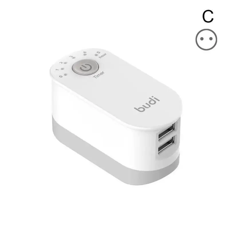 Многофункциональное зарядное устройство 12 Вт 2.4A 2 usb порта безопасное зарядное устройство UK зарядное устройство для телефонов планшеты таймер G5X9 - Тип штекера: EU