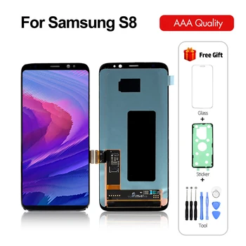 

For Samsung For Galaxy S8 Lcd Display Touch Screen Digitizer Assembly For Samsung S8 Screen Display LCD