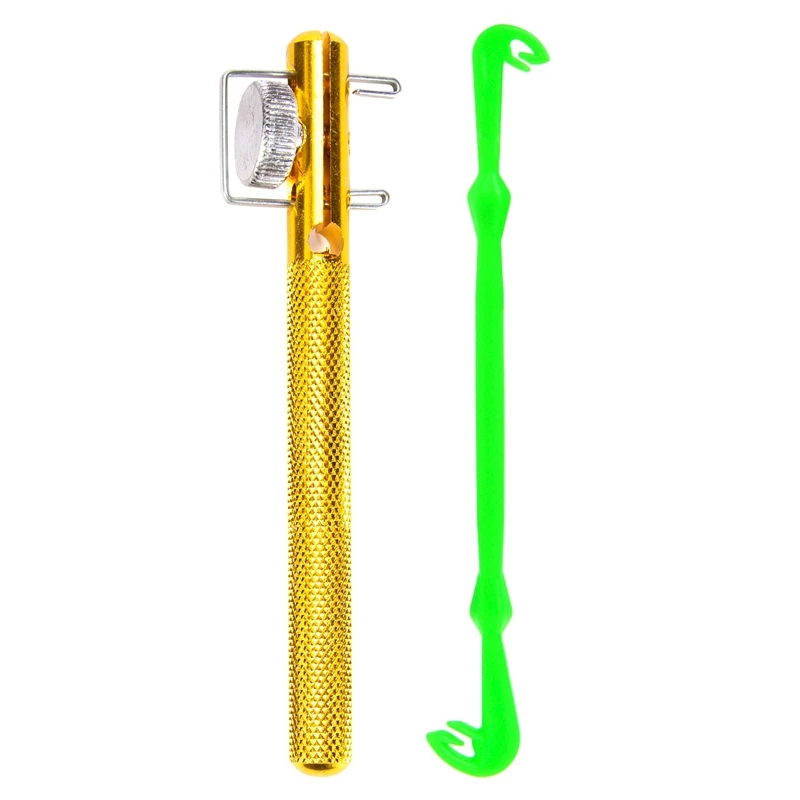 

Aluminum Alloy Fishing Tackle Hook Tier Fishing Line Tying Tool With Sub-Line Tie Knots Tie And Loop Tyer Fishhook Remover