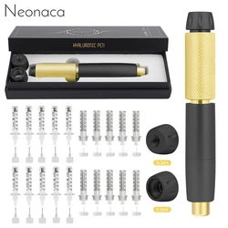2 In1 Hyaluronique Acid Pen Adjustable Pressure Anti Wrinkle Lip Filler Hyaluron Gun Ampoule Lip Injection Beauty hyaluronic Pen