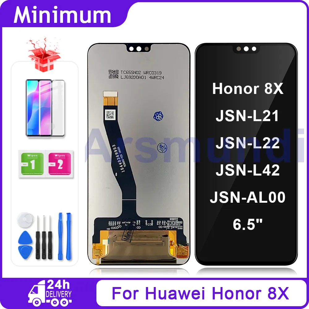 ЖК-дисплей 6 5 дюйма для Huawei Honor 8X 8 X сенсорный экран с дигитайзером в сборе JSN-L21