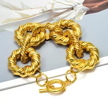 ZA новые золотые металлические обручи браслет высокого качества Модные нежные ювелирные браслеты аксессуары для женщин