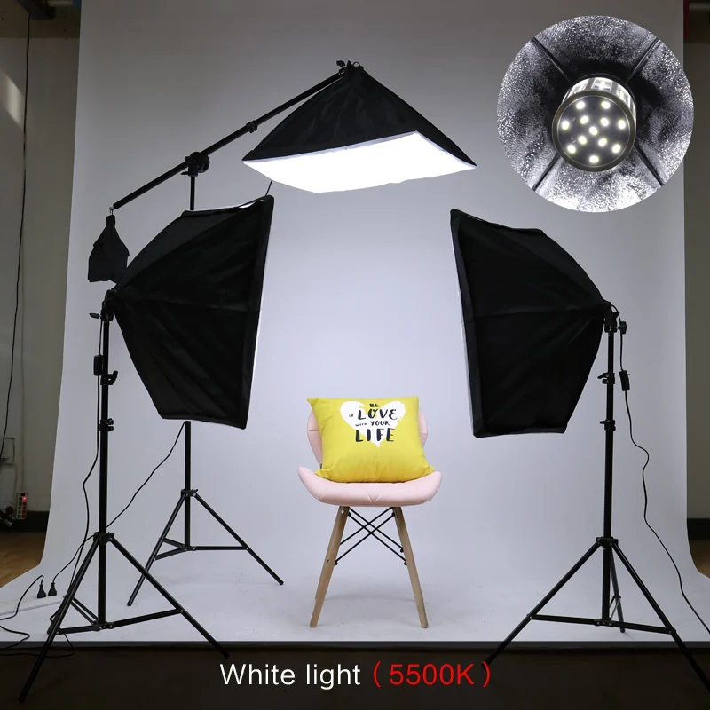 Фотостудия софтбокс осветительный набор для видео и YouTube непрерывное освещение Профессиональный осветительный набор Фотостудия