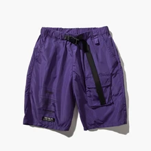 Эластичная Застежка мужские карго шорты полиэстер легкая кожа чувствовать себя уличная