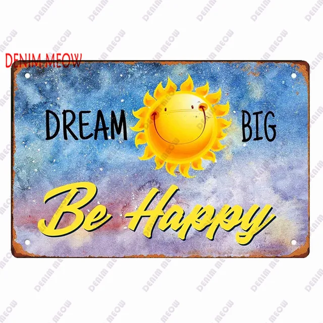 Beach Metal Sign Tin Vintage Summer Beach Plates Relax Metal Wall Sign Pool Tiki Bar Pub Seaside Ocean Happy Place Decoor WY161 2