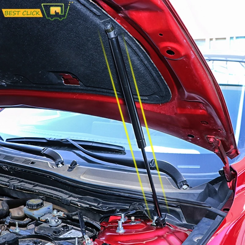 Car bonnet gas struts Car front bonnet hood engine cover lift support hydraulic rod gas struts for Mazda 3 6 Axela Atenza 2014 2015