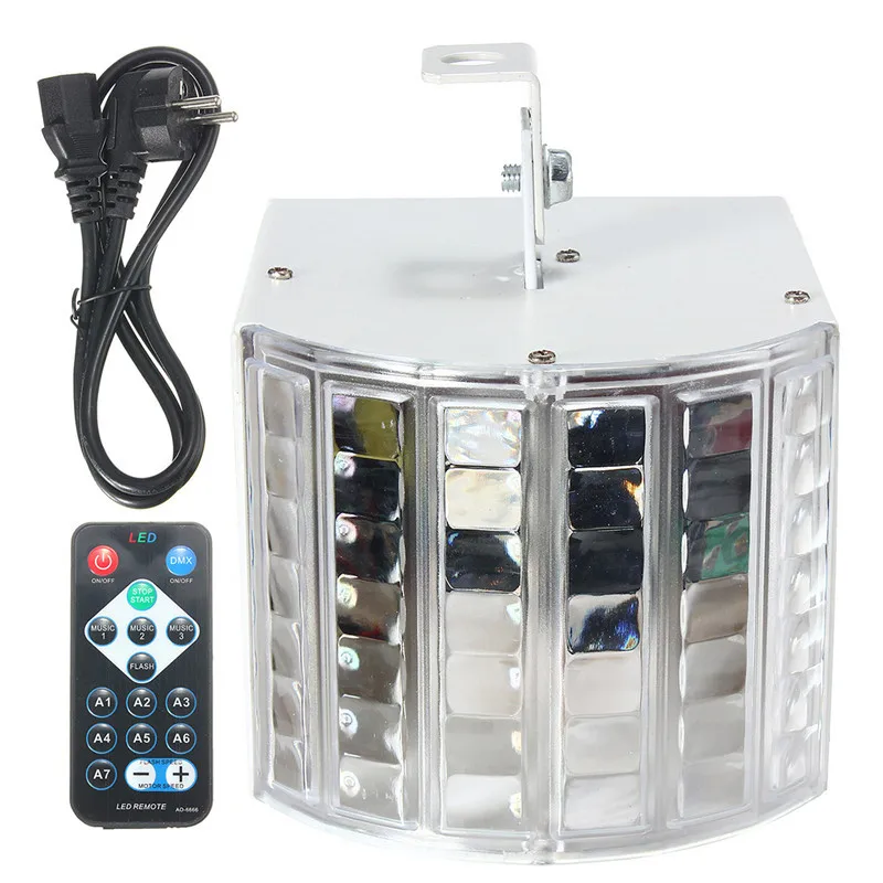 

1 Set LED RGB Auto/Sound Control DMX512 Strobe Stage Effect Lighting DJ Disco Bar Party 7 Channel With Remote Light Lamp