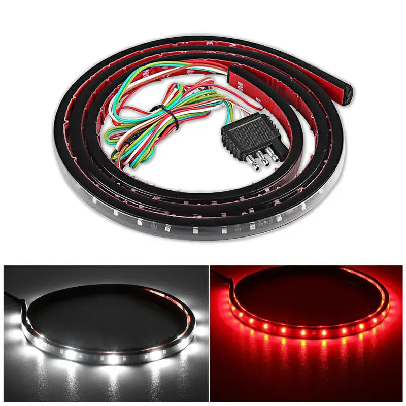 DERI 4" 60" грузовик задняя сторона кровати хвост свет полосы Бар 3528-90LEDs водонепроницаемый указатель поворота свет стояночного тормоза задние огни