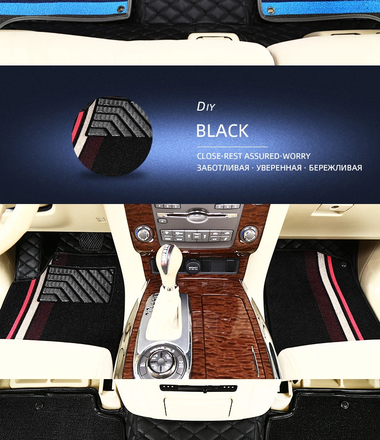 Boost автомобильные коврики для Toyota Land cruiser Fj100 Lc200 Fj75 Fj80 Hdj100 водонепроницаемый добавить шелковую катушку автомобильные накладки для ног