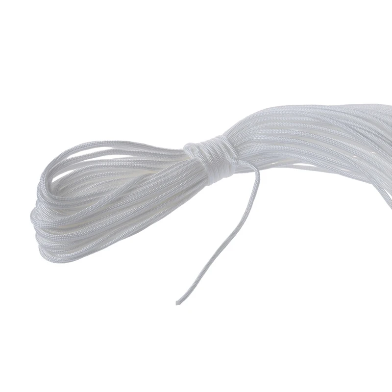 2 pcs 100ft 7 Strand 550 Survival Bushcraft Паракорд парашютный шнур Тип III-розовый и белый