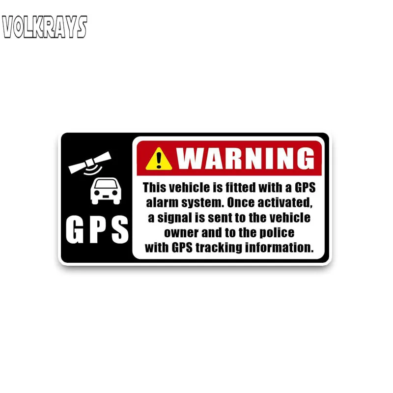 Модная Автомобильная наклейка Vilkrays с Gps предупреждение владельца полиции