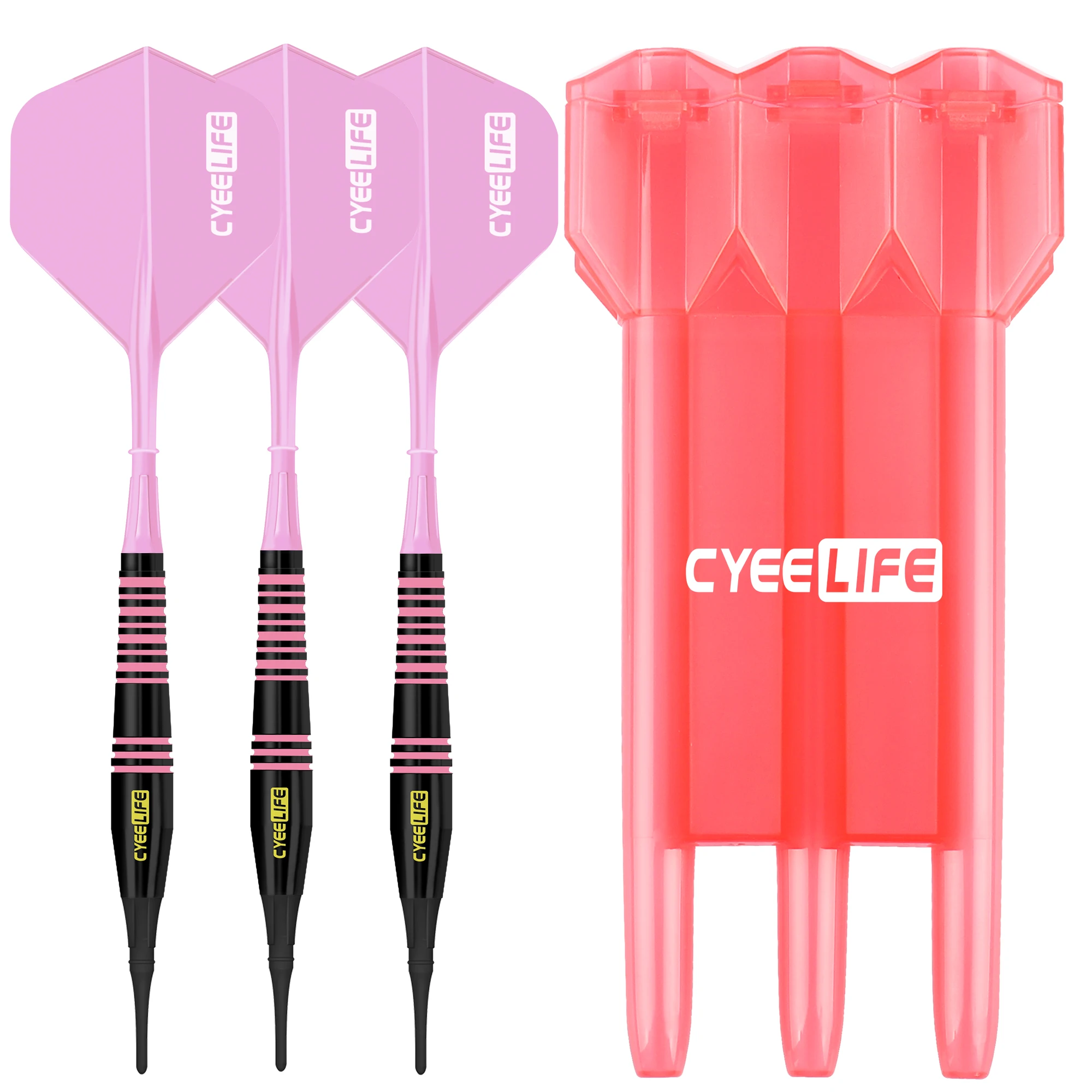 CyeeLife High Quality 3Pcs 18g Professional Darts Soft Tip Darts