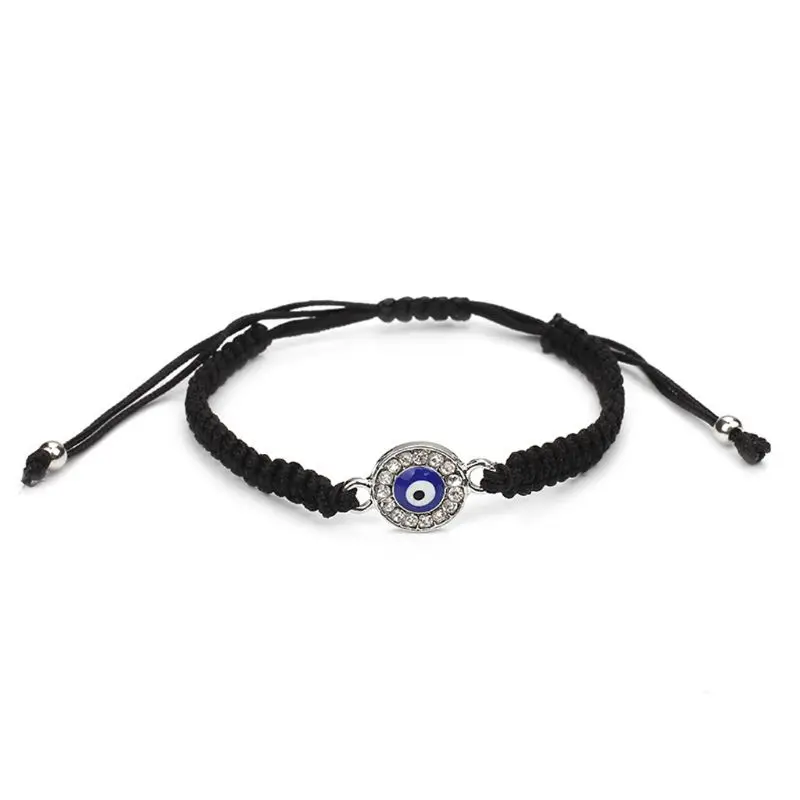 

Evil Eye Braided Bracelets Rosary Protection Bracelet Catholic Religious Jewelry