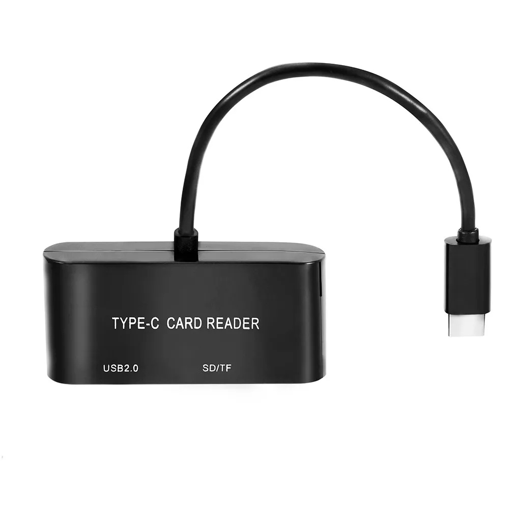 Ouhaobin концентратор 3в1 typic-c usb2.0 кардридер для телефона type-C samsung устройств