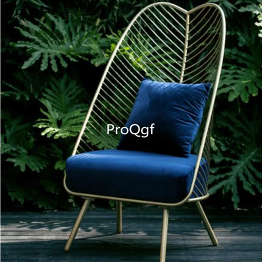 Ngryise 1 Set studio modern leaf shape garden chair