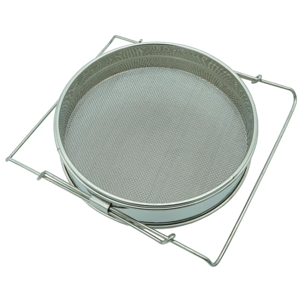 

Reusable Stainless Steel Double Sieve Honey Yogurt Strainer Extractor Practical Beekeeping Tool Equipment Mesh Filter Screen