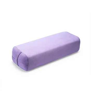 Suede Yoga Bolsters Square Yoga Pillow TPE Foam Lining Fitness High Elastic Yoga Cushion Yoga