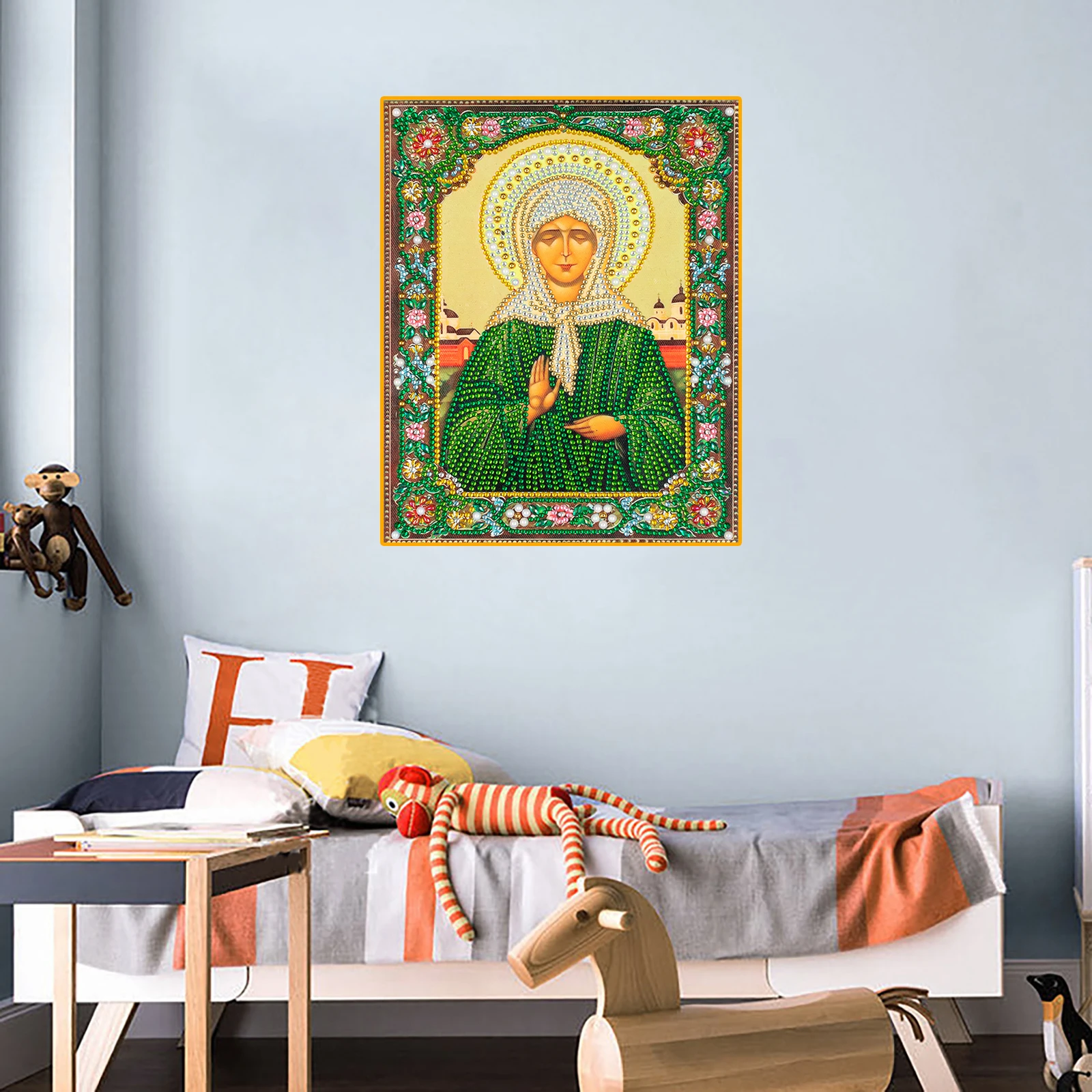 5D DIY Diamond Painting Religion Icon Diamond Embroidery Mosaic Classic Style Round Rhinestone Painting Home Decor dropshipping