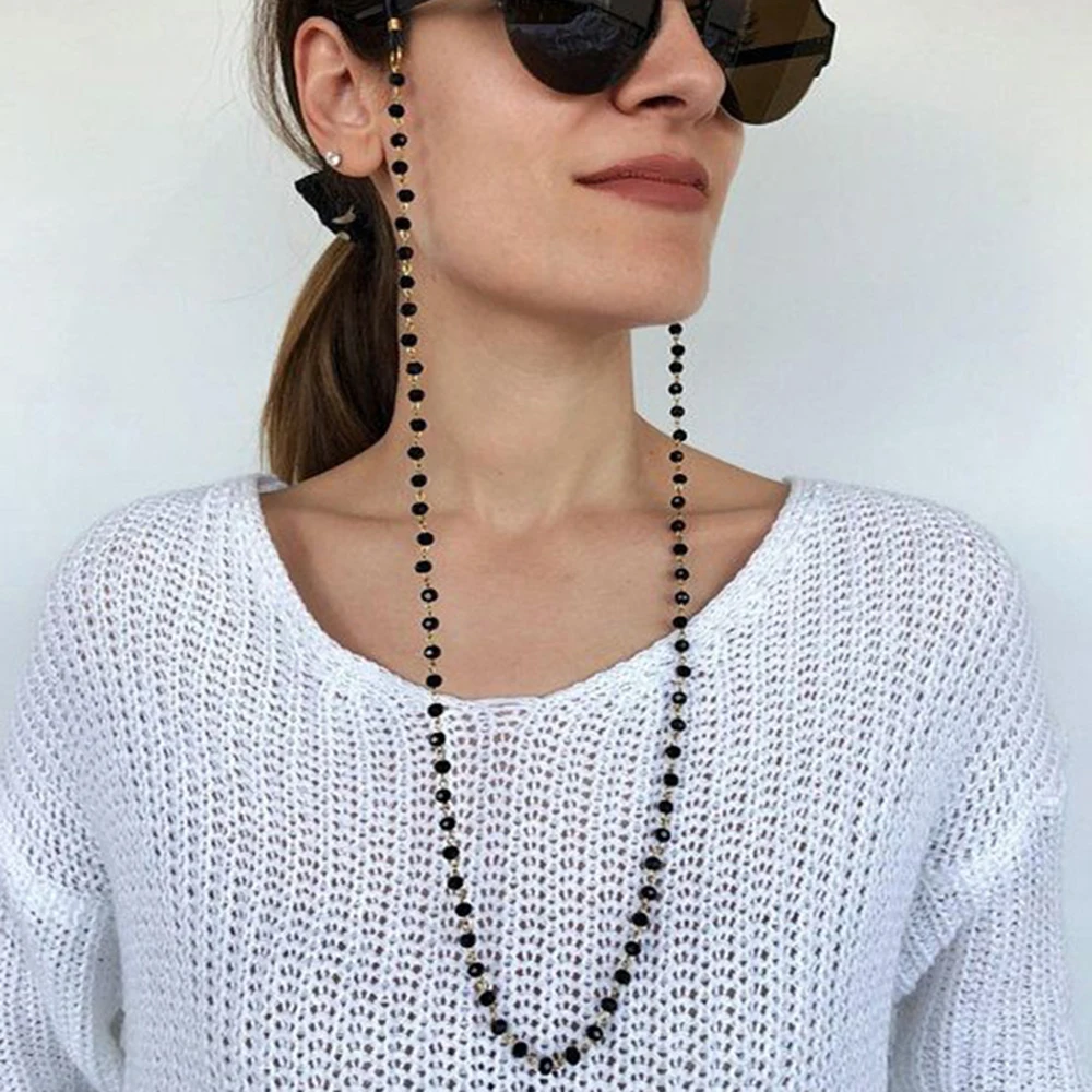 CHAINE LUNETTES,E-1--Lunettes de soleil de lecture pour femmes, chaîne