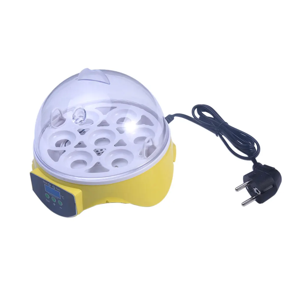 Automatic 7 Eggs Turning Poultry Incubator Digital Temperature Control Hatcher Chicken Duck Bird Hatcher