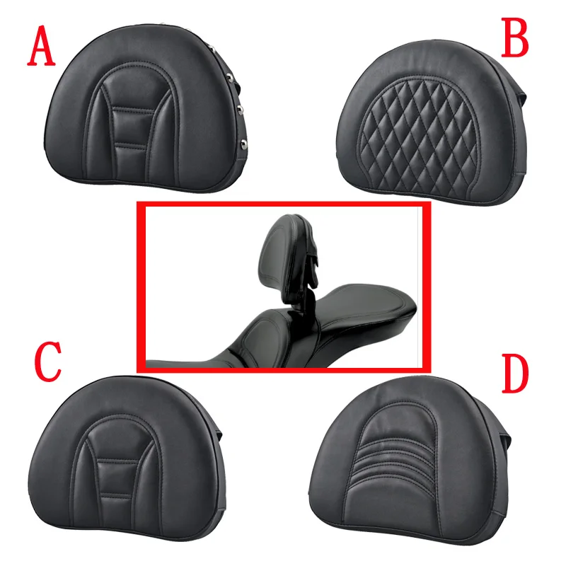 

Motorcycle Backrest Pad Fit For Harley Touring Road King Street Electra Glide Street Road Glide FL FLHT FLHX 97-19 Indian Models