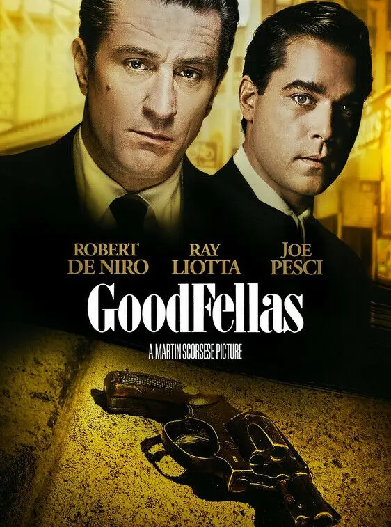 Горячие Goodfellas классический фильм Винтаж шелковая ткань настенный художественный плакат Декор стикеры яркий