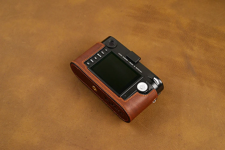 Чехол для камеры ручной работы из натуральной кожи Половина корпуса Leica M240 M240P MD