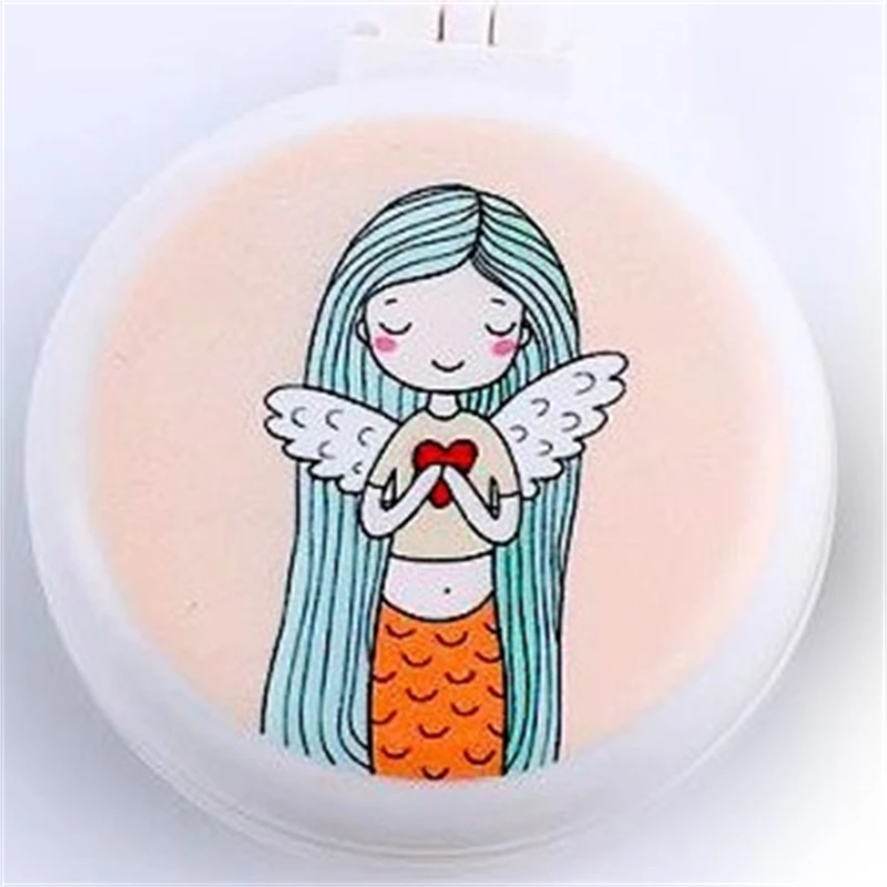 Unicorn Folding Comb Pattern Air Bag Massage Comb  With Mirror  Pony Unicorn  Makeup Tool Portable Mini Folding Comb 5