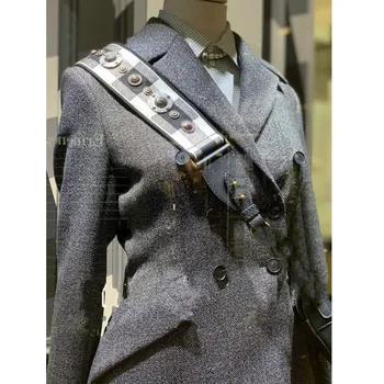 

~ Self-cultivation Ma'am Man's Suit Wool Snow Wool Loose Coat