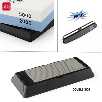 

GRINDER 2 in 1 T1303D+T0930W Household Professional Kitchen Knife Sharpener Diamond Corundum Sharpening Stone de facas TAIDEA