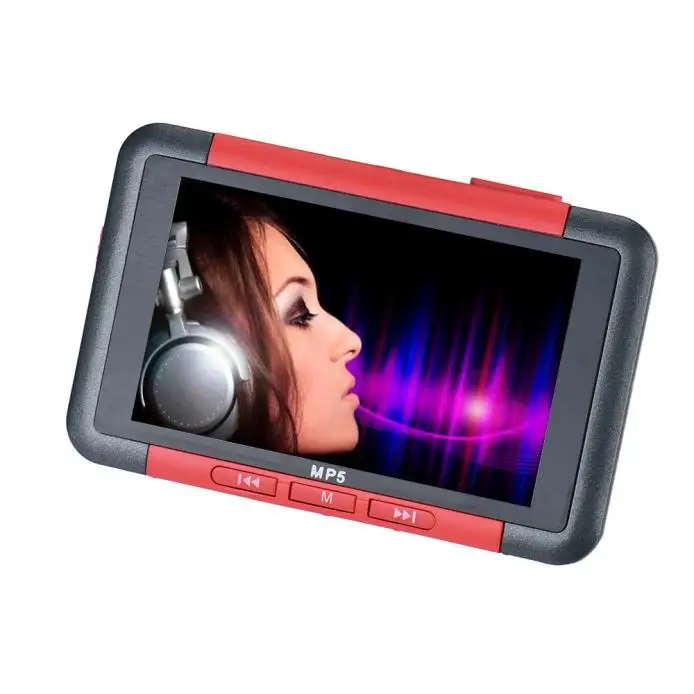 8 ГБ тонкий MP3 MP4 MP5 музыкальный плеер с 4 3 дюймовым ЖК экраном fm радио видео|MP4 и