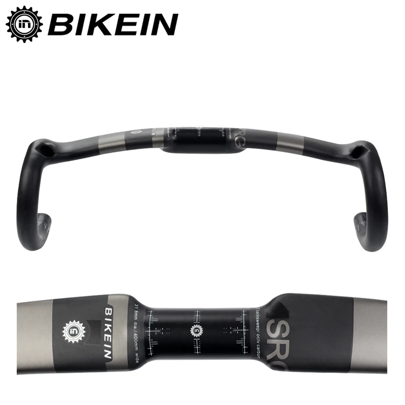 BIKEIN Ultralight Full UD Carbon Racefiets Stuur Fiets Drop Bar  400/420/440mm Gebogen Bar fiets Onderdelen 220g Matte|Bicycle Handlebar| -  AliExpress