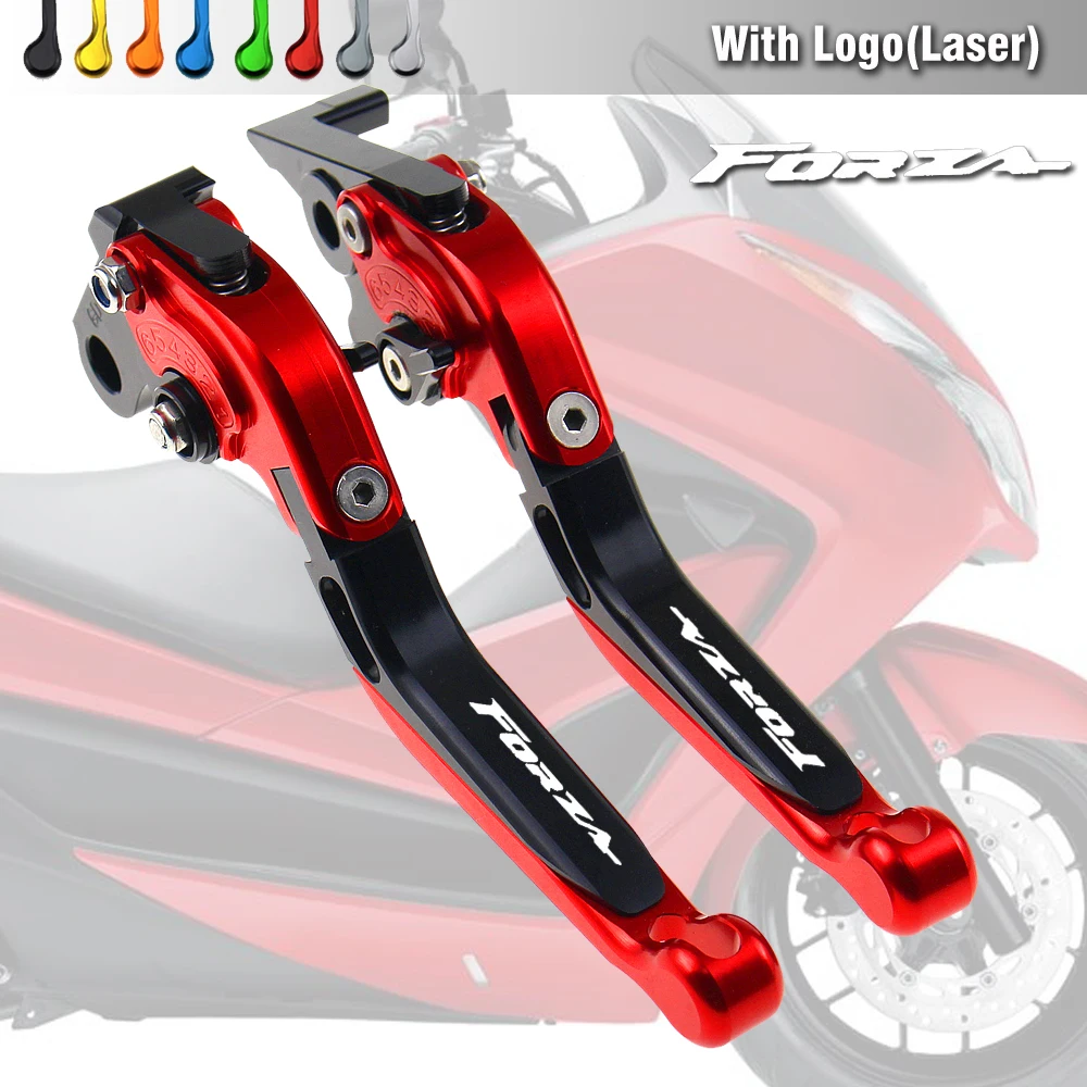 

New Parking Folding Extendable Motorcycle Brake Clutch Lever for Honda FORZA 125 Forza 300 Forza300 Forza250 Forza 250 2010-2020