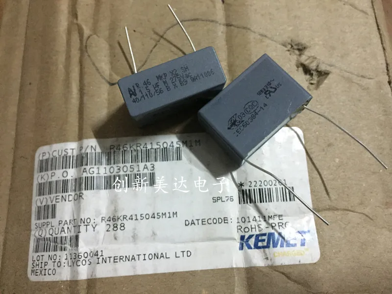 Av安全フィルムコンデンサIEC60384 14 R.46 X2 275V1.5uf 155 275vac 10個|capacitor 22 ...